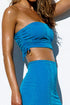 Luli Fama Olas Drawstring Tube Top